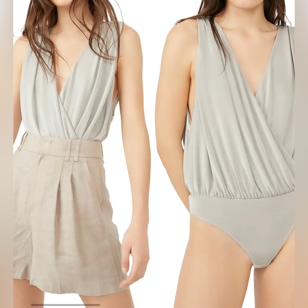 NWT Free People Night owl bodysuit